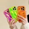 Чехол для телефона с 3D метеоритным узором для iPhone 15, 14, 13, 12, 11 Pro Max, флуоресцентный цвет, мягкий противоударный чехол-хамелеон, 300 шт.