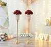 90 cm a 150 cm de alto) Diseño de fondo de soporte de flores con pedestal dorado Soporte para eventos de boda Fiesta Arco de boda telón de fondo bola de flores Decoración de ceremonia