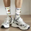 Men's Socks All Seasons Crew Stockings Beauty Harajuku Funny Hip Hop Long Accessories For Men Women Christmas Gifts