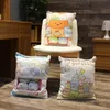 Ein Beutel Pudding von Sumikko Gurashi Plüsch 8 Stück japanische Animation Sumikko Gurashi weiche Kissenecke Bio-Cartoon-Spielzeug für Kinder Mädchen 240111