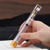 Majohn V1 stylo plume de remplissage sous vide EF/F/M/plume coudée résine transparente pince dorée/argent démonstration stylo cadeau d'écriture 240110