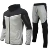 Tech Fleece Bluet Mens Twentieth Tracksuit Sportswear Walking Sportswear Mens Fitness Zużycie joggingu