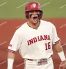 مخصصة Indiana Hoosiers خياطة البيسبول Jersey 44 Bradley Brehmer Reese Sharp Braydon Tucker Ty Bothwell 29 Ryan Kraft Kyle Schwarber Scott Effross Mens Jersey