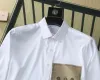 Luxury herrskjorta, T-shirt, snygg avslappnad affärsskjorta, randig rutig fast färg, broderi plus storlek M-4XL för män 902392225