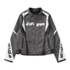 Мотоциклетные куртки American Pioneer, ветрозащитные свободные пальто большого размера, мужская зимняя кожаная куртка, гоночный костюм с зажимом, одежда 240111