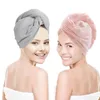 Handdoek Dames Microvezel Haarmuts Hoed Bad Effen Super Absorptie Droog Sneldrogend Thuis Dikkere Douche Lang Krullend