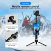 Monopods Telesin Aluminum Alloy Selfie Stick Extendable Handheld Telescope Pole Monopod Tripod Mount for Gopro Xiaoyi Dji Osmo Action 2