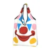 Shopping väskor mode rolig cirkus clown tote bärbar halloween grimace fest livsmedel axel shoppare väska