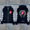 Designer hoodies tröjor tröjor cardigan långa tröjor långärmad jacka lös bomullsrock huvtröja mens kvinna hip hop streetwear kläder