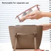 Makeup Brushes 4 In1 Cosmetic Toiletry Bag Nylon Mesh Detachable Wash Pouch Multifunctional Large Capacity With Zipper For Female Summer