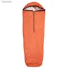 Sacos de dormir Cobertor de resgate Saco de dormir protege substituição forte reflexivo ultrafino universal com bolsa de armazenamento 208 * 81cmL240111