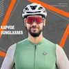 Kapvoe Cycling Sunglasses Polarized Bicycle Bike Men UV400 Racing Road Mountain Eyewear Women Outdoor Sport Goggles 240111