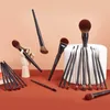 Jessup Makeup Brushes set3-21pcs Premium Synthetic Big Powder Brush Foundation Concealer Eyeshadow Eyeliner Spoolie Wooden T271 240110