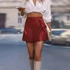 Shorts femminile Volalo 2024 PU VINTAGE in pelle PU ALTA PANTRO DRABAPEDETTI DRAZTER SULLA FEMMINA DELL'USUTA DEMBLA