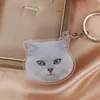 Chains Personalized Double Sided Acrylic Pet Keychain For Women Men Custom Cat Dog Photo Keychain Jewelry Gift For Friend Pet Lovers