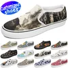 Anpassade skor elastiska bandstjärna älskare glider på diy skor retro casual skor män kvinnor skor utomhus sneaker blå röd stor storlek 29-49