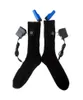 Носки с подогревом, перезаряжаемые, регулируемые, на батарейках, носки с электрическим подогревом для охоты, рыбалки, катания на лыжах, пешего туризма, термогрелки для ног7226952