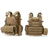NYLON Webbed Gear Tactical Vest Body Armor Hunting Airsoft Occessories 6094 Pouch Combat Combo