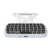 2024 Newest Mini Keyboard Bluetooth Wireless Keyboards Chatting Messaging Ergonomic Design Keyboard for Ps5 Game Controllers & Joysticks with Bracket