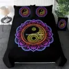 Zestawy pościeli tai chi set yin ang yang kołdra marmurowa bukmacher Paisley King Bed Cobertores de caMa