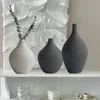 Decorazione semplice del vaso di ceramica per la casa Nordic Luxury Bocca stretta Vaso di fiori Soggiorno Interno Ufficio Desktop Decor Regalo 240111