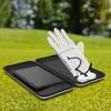 Golf Case Glove Holder Hard Case Protector Organizer with Storage Slots for Phone Tees Splitting Tools Ball Markers Accessories 240110