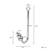 BDSM Stainless Steel Anal Hook Sex Toys for Woman/Man/Gay Metal Butt plug Hook Dilator Prostate Massager Chastity Device Anal 240110