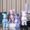 Dekorative Objekte Figuren Kreative Nordic Fluid Violent Bear Bodendekoration Modernes Wohnzimmer TV-Schrank Cartoon Sparschwein Statue Skulpturvaiduryd