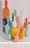 Résine jaune ananas Figurines ornements modèle de fruit Miniatures salon chambre décoration artisanat cadeaux accessoires décor Si5788765