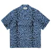 Men's Casual Shirts WAO MARIA Spotted Leopard Print Shirts Men Women High Quality 2023ss Hawaiian Shirt Top Teeephemeralew