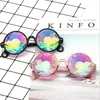 Party Eyewear Funny Disco Mosaic Sunglasses Round Sun Glass Crystal Sunglass Concert Show Eyewear261z