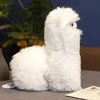 Kawaii flauschige Alpaka-Lama-Plüschtiere, niedliche Stofftier-Puppen, weiche Kinderkissen, Kinder-Geburtstagsgeschenk, Baby-Mädchen-Zimmer-Dekoration 240111