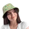 Berets Happy Ireland St. Patrick's Day Bucket Hat For Women Men Students Foldable Bob Fishing Hats Panama Cap Streetwear