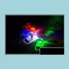 Guanti LED Lampada da dito natalizia Anello Bagliore di luce Raggi laser Lampeggiante Flash per feste Giocattolo per bambini Consegna a goccia 2021 Giocattoli Regali Illuminati Ba237s