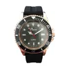2021 Ny Tiktok Gold Boat Non Mechanical Watch Business Rubber Net Red and Hard Voice Live Quartz Watch.