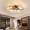 Światła sufitowe Nowoczesne żyrandol LED do salonu sypialnia AC85-265V Studiuj Luster Luminaire Dimming Home Lighting