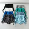 Jeans shorts för kvinnliga shorts jeans femini godis färg mager överspännings shorts avslappnade damer elastiska midja strand korta byxor kvinnor shorts