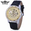 Gagnant manuel creux mécanique montre commerce extérieur transfrontalier hommes montre une pièce goutte montres 253l