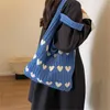 Sacos de noite feminino malha ombro senhoras requintado grande capacidade elegante bolsas femininas alta qualidade versátil compras viagem