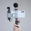 カメラULANZI ST24折りたたみ可能なマウントホルダー電話マウントブログクリップカメラエクステンションブラケットDJI OSMOポケットカメラ用