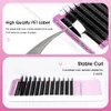 Brosses 5 étuis/lot Super moins cher faux vison noir mat c/d curl extensions de cils Yshape faux cils de qualité supérieure pour le maquillage