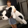 80-120cm Lying French Bulldog Plush Toys Stuffed Cute Dog Puppy Animal Doll Soft Long Sleep Pillow Cushion Kids Girls Gift 240111