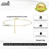 Anklets Effie Queen Fashion 925 Sterling Silver Natural Pearl Chain Anklets for Women Summer Beach Foot Chain Ankle Straps Jewelry SA36