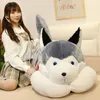 120CM Cute Soft Kawaii Huge Husky Plush Toys Dog Stuffed Animals Long Pillow Doll For Kids Girlfriend Birthday Gift Home Decor 240111