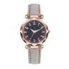 Leisure Frosted Digital Belt Women's Watch Starry Night Glow Girl's Quartz