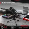 FIFINE XLR Microphone dynamique micro Podcast vocal avec micro en métal à motif cardioïde pour le streaming doublage enregistrement vidéo K669D 240110