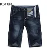 Shorts kstun shorts jeans jeans calças jeans estiradas azul escuro design de moda masculina jeans masculina stap