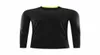 balck Long Sleeve Running Shirt Men Fitness Gym Sportswear Fit Quick dry Compression Workout Sport Top5851375