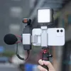 カメラULANZI ST24折りたたみ可能なマウントホルダー電話マウントブログクリップカメラエクステンションブラケットDJI OSMOポケットカメラ用