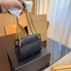 Omuz çantaları mini nolita metal harf altın zinciri omuz crossbody alt koltuk kolu lambskin retro flep zarf çantası elmas kapitone tasarım